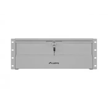 LANBERG 19 inch 4U Shelf 360mm Grey (4U/483x360mm, Load Capacity up to 90kg, 4-Point Mounting)
