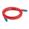 LANBERG Cat.6A FTP LSZH CCA pataisos kabelis 3m raudonas