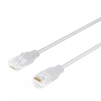 LANVIEW LightFlex CAT6 U/UTP 0,5 m pilkas Ethernet patch laidas