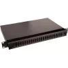 Lanview LVO231552 19 colių 1U 24-Port Fibre Patch Panel SC Duplex/LC Quad, Rack-Mount, Juoda