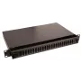 Lanview LVO231552 19 colių 1U 24-Port Fibre Patch Panel SC Duplex/LC Quad, Rack-Mount, Juoda