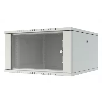 LANVIEW Quick Assembly Flat Pack 19 - 6U sieninis tinklo spintelis, 600x500x370mm, juodas
