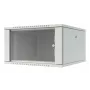 LANVIEW Quick Assembly Flat Pack 19 - 6U sieninis tinklo spintelis, 600x500x370mm, juodas