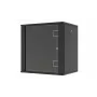 LANVIEW Quick Assembly Flat Pack 19 sieninis 19 inch spintos modulis 9U juodas | ITwork.lt