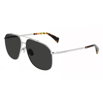 LANVIN LNV110S-045 Vyriški kvadratiniai akiniai nuo saulės Juodi/Pilki 60/14/145 mm