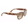 LANVIN LNV620S-213 Vyriški kvadratiniai acetatiniai akiniai nuo saulės Havana Brown Gradient 52mm