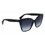 LANVIN moteriški drugelio formos akiniai nuo saulės LNV617S-425 mėlyni gradientiniai 59mm