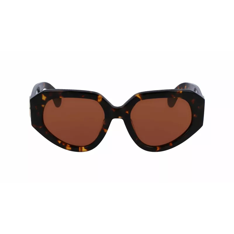 LANVIN Moteriški Akiniai nuo Saulės LNV647S-234 Brown Havana Acetate 53mm
