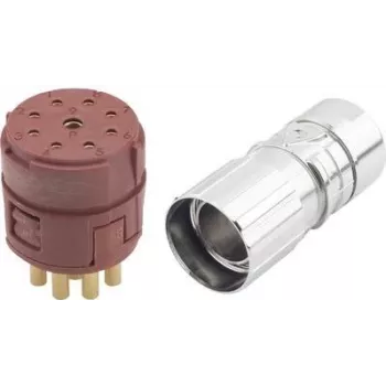 LAPP EPIC® M23 8+1 polių moteriškos jungties rinkinys su varžtiniu sujungimu, IP67 75009698