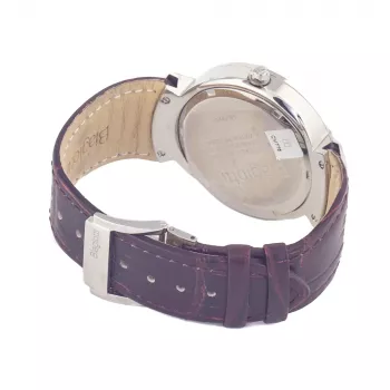 Laura Biagiotti LB0033M-04 Vyrų laikrodis, kvarcinis analoginis, 40 mm, juodas ciferblatas, natūrali oda