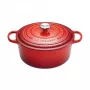 Le Creuset Signature Round Roaster 30cm Cherry Red Emaliuotas ketus 7.5L