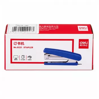 LEAN Blue Plastic Office Stapler Up to 20 Sheets 24/6 Staples