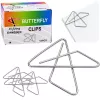 LEAN Butterfly metaliniai sąvaržėlės dokumentams, biurui, 24 mm, 100 vnt.