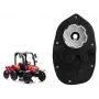 LEAN CARS 24V 12000 RPM variklis su reduktoriumi BLT-206 vaikiškam automobiliui