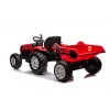 LEAN CARS 24V Baterinis traktorius HC-306 Raudonas su priekaba