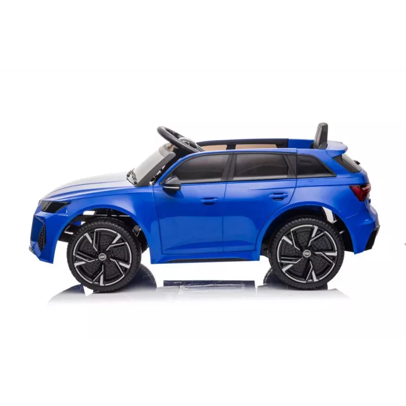 LEAN CARS Audi RS6 BRD-2118 baterijomis varoma mašina mėlyna