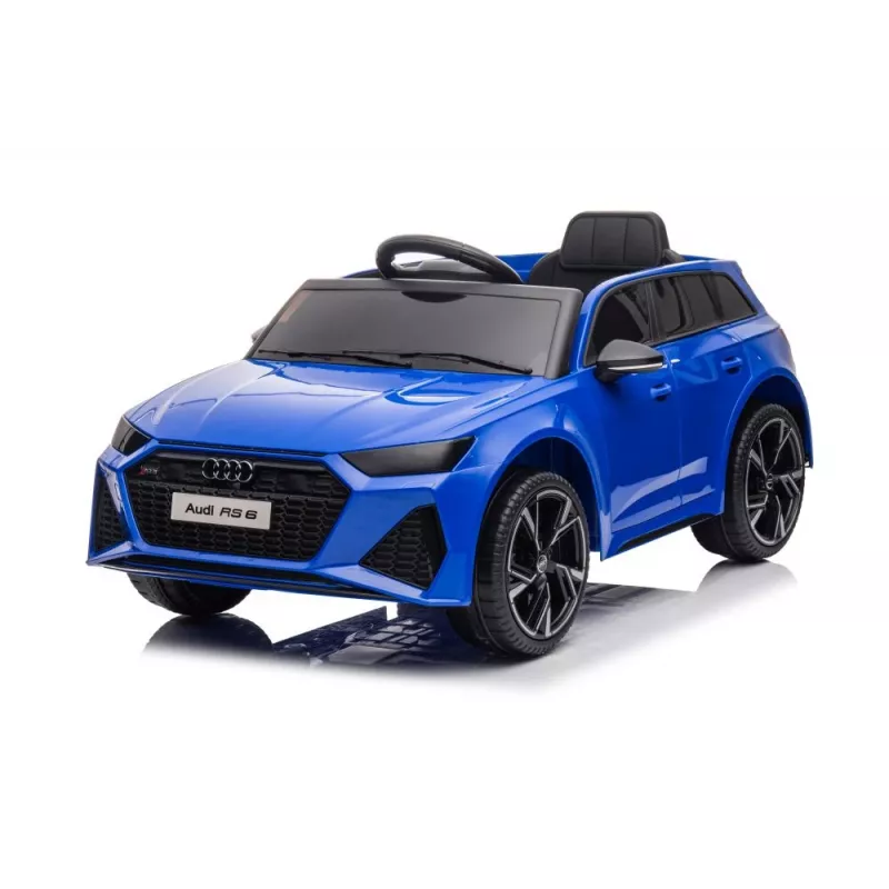 LEAN CARS Audi RS6 BRD-2118 baterijomis varoma mašina mėlyna