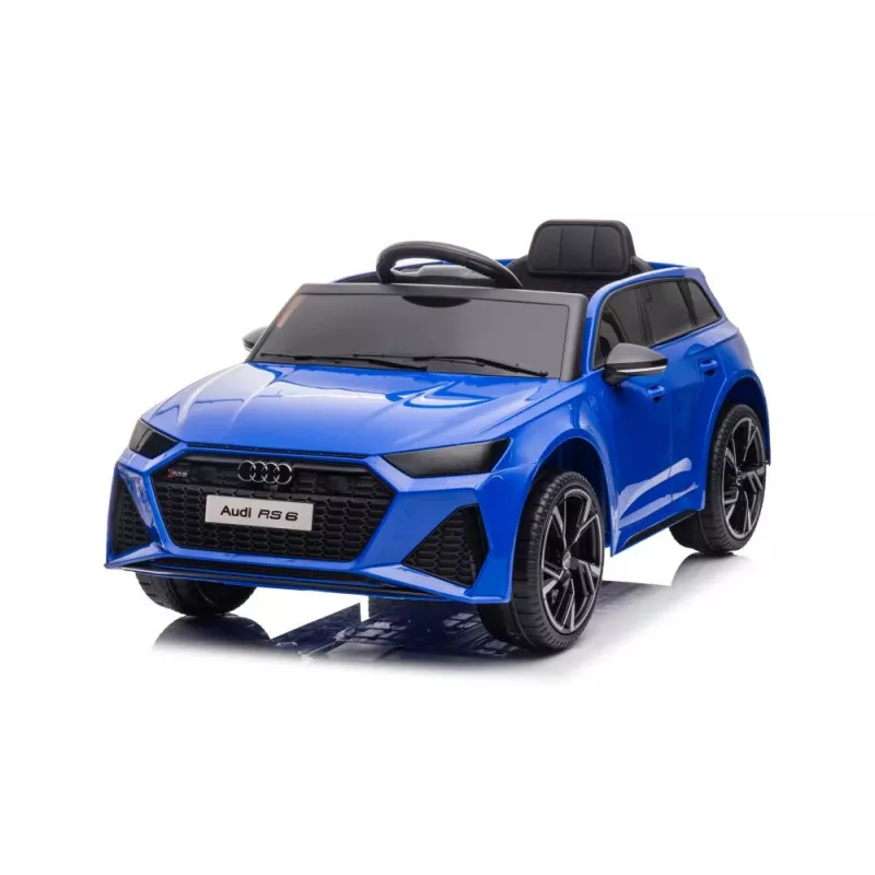 LEAN CARS Audi RS6 BRD-2118 baterijomis varoma mašina mėlyna