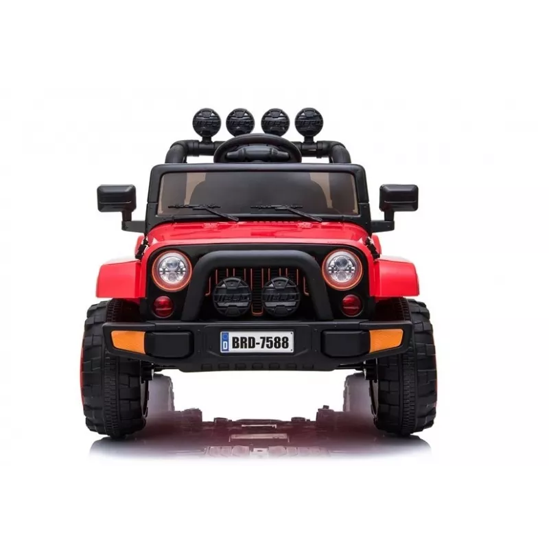 LEAN CARS automobilis su akumuliatoriumi Jeep BRD-7588 Raudonas 4x4 7408