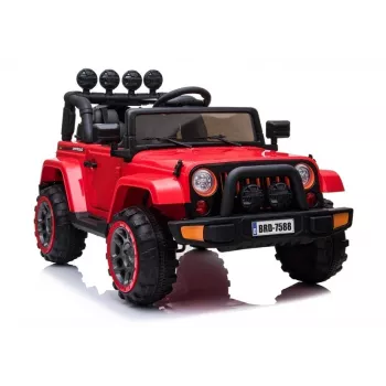 LEAN CARS automobilis su akumuliatoriumi Jeep BRD-7588 Raudonas 4x4 7408