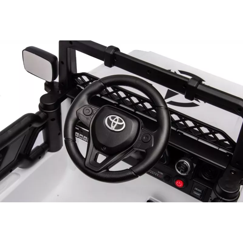LEAN CARS Vaikiškas automobilis Toyota FJ White 4x4