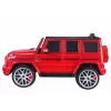 LEAN CARS baterijomis varomas automobilis Mercedes G63 S306-1 Raudonas