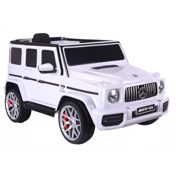 LEAN CARS baterijomis varomas automobilis Mercedes G63 S306-1 Baltas