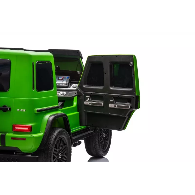 LEAN CARS Elektrinis automobilis Mercedes G63 XXL Žalias 24V