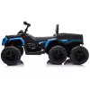 LEAN CARS Baterijinis keturratis ATV 6 ratų su priekaba JC606 24V 4x4 mėlynas