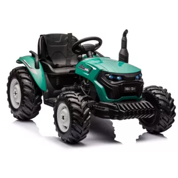 LEAN CARS vaikiškas traktorius su akumuliatoriumi HC-306 tamsiai žalias 24V