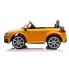 LEAN CARS baterijomis varomas automobilis Audi TT RS geltonas