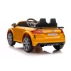 LEAN CARS baterijomis varomas automobilis Audi TT RS geltonas