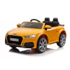LEAN CARS baterijomis varomas automobilis Audi TT RS geltonas