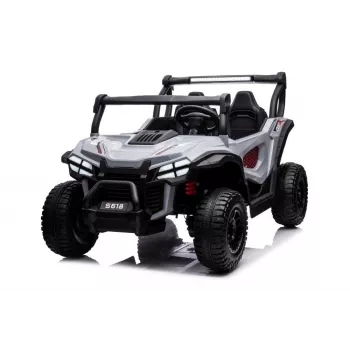 LEAN CARS akumuliatorinis automobiliukas S618 pilkas 4x4