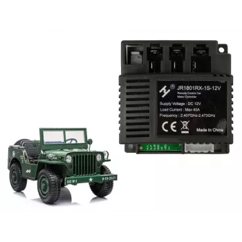 LEAN CARS centrinis modulis JR1801RX-1S-12V, skirtas JH101 – 12V 2.4GHz valdymo plokštė