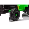 LEAN CARS CH9959B baterinis traktorius su priekaba, šviesiai žalias, 24V