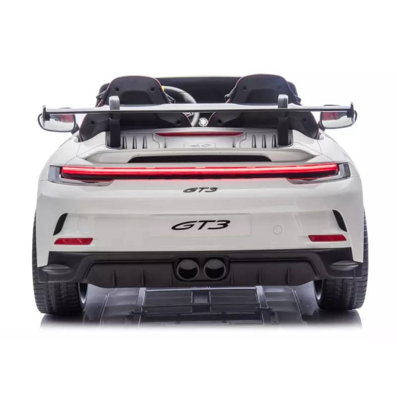 LEAN CARS DK-P911 Porsche GT3 24V vaikiškas elektromobilis baltas