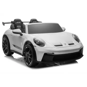 LEAN CARS DK-P911 Porsche GT3 24V vaikiškas elektromobilis baltas