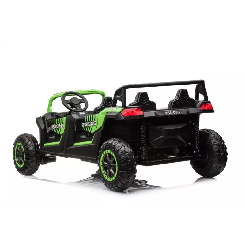 LEAN CARS Elektrinis Visureigis Buggy A033 4x4 24V Žalia