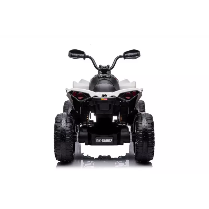 LEAN CARS elektrinis vaikiškas keturratis CAN-AM Renegate White