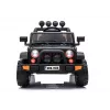 LEAN CARS Electric Ride-On Jeep BRD-7588 su LED šviesomis, MP3, nuotolinio valdymo pultu, juodas 4x4
