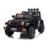 LEAN CARS Electric Ride-On Jeep BRD-7588 su LED šviesomis, MP3, nuotolinio valdymo pultu, juodas 4x4