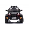 LEAN CARS Electric Ride-On Jeep BRD-7588 su LED šviesomis, MP3, nuotolinio valdymo pultu, juodas 4x4