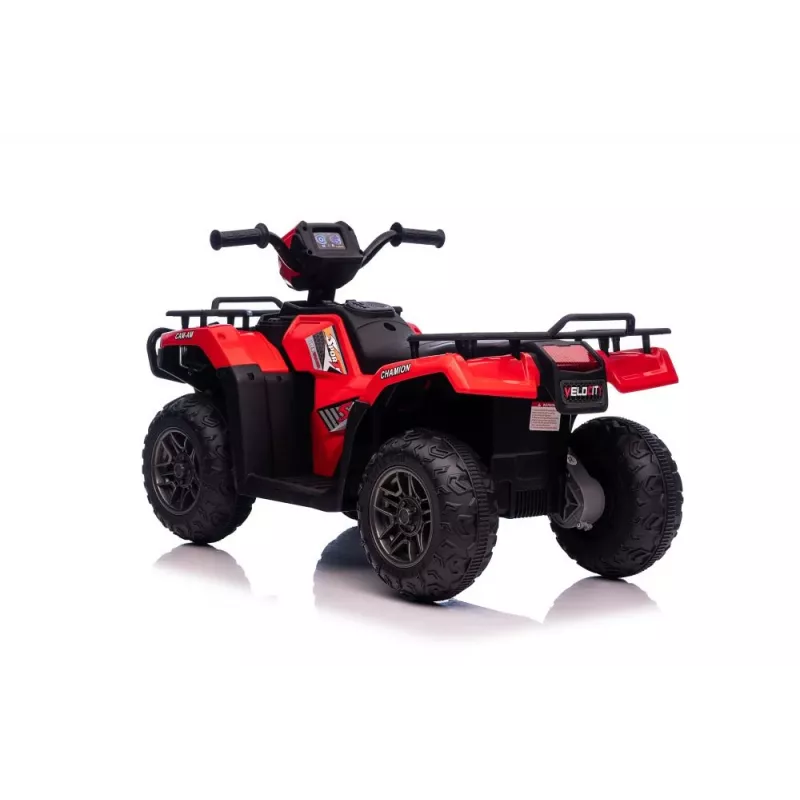 LEAN CARS elektrinis keturratis motociklas JC915 raudonas 12 V