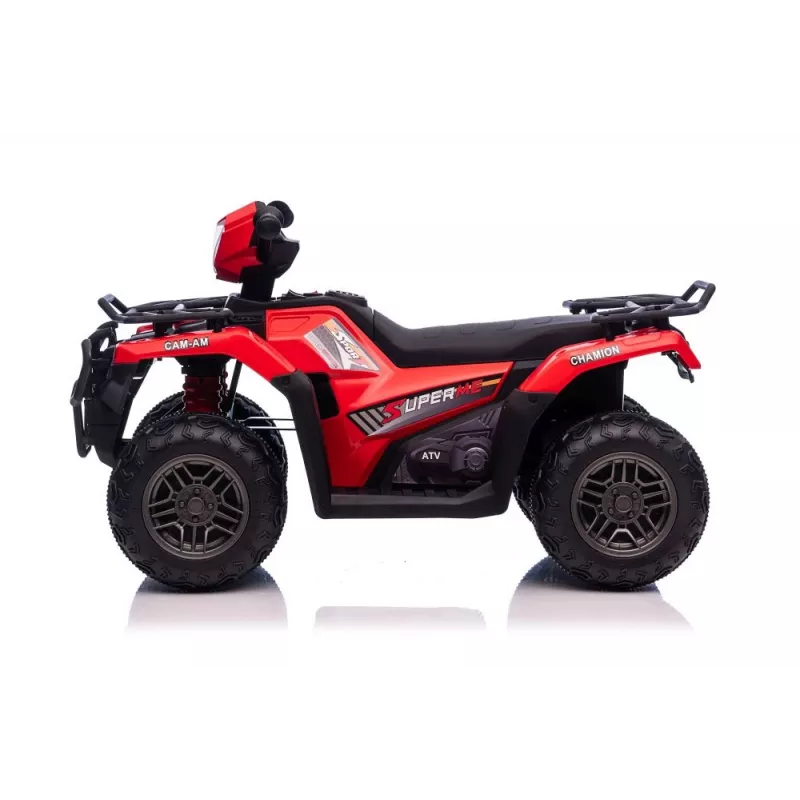 LEAN CARS elektrinis keturratis motociklas JC915 raudonas 12 V