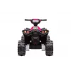 LEAN CARS elektrinis keturratis HL568 rožinis – 12V 2x30W vaikų ATV su muzika, LED žibintais, 30 kg talpa