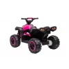 LEAN CARS elektrinis keturratis HL568 rožinis – 12V 2x30W vaikų ATV su muzika, LED žibintais, 30 kg talpa