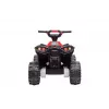 LEAN CARS elektrinis keturratis HL568 raudonas 6V baterija maitinamas vaikiškas ATV su LED žibintais ir muzika