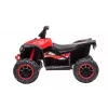 LEAN CARS elektrinis keturratis HL568 raudonas 6V baterija maitinamas vaikiškas ATV su LED žibintais ir muzika