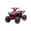 LEAN CARS elektrinis keturratis HL568 raudonas 6V baterija maitinamas vaikiškas ATV su LED žibintais ir muzika